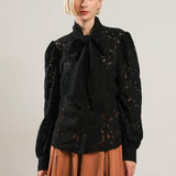 PATRIOTIC PRINCESS WOVEN LACE TOP