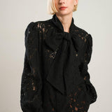 PATRIOTIC PRINCESS WOVEN LACE TOP