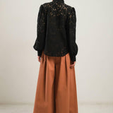 PATRIOTIC PRINCESS WOVEN LACE TOP