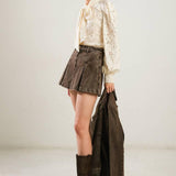 PATRIOTIC PRINCESS WOVEN LACE TOP