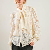 PATRIOTIC PRINCESS WOVEN LACE TOP