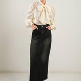 PATRIOTIC PRINCESS WOVEN LACE TOP