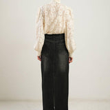 PATRIOTIC PRINCESS WOVEN LACE TOP