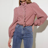 HAVE SOME GRACE WOVEN TOP