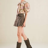 SLEEK SIMPLICITY WOVEN TOP