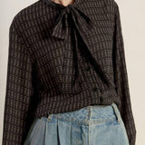 WHEREVER YOU MAY GO WOVEN TOP