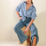 AWAITING LOVE WOVEN TOP