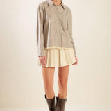 AWAITING LOVE WOVEN TOP