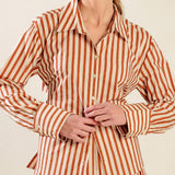 PIECES OF MY HEART WOVEN TOP