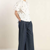 FOREVER DAYDREAMING WOVEN TOP