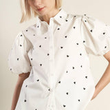 FOREVER DAYDREAMING WOVEN TOP