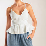 IT'S PERFECT TIMING WOVEN CAMI TOP
