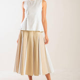 FIRST DATE WHITE WOVEN TOP