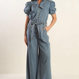 ETERNAL SUNSHINE CHAMBRAY DENIM TOP