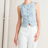 SWEET BUT STRONG WOVEN VEST