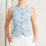 SWEET BUT STRONG WOVEN VEST