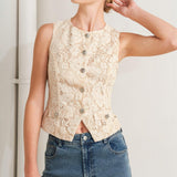 SWEET BUT STRONG WOVEN VEST