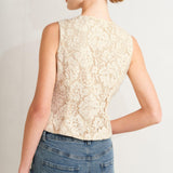 SWEET BUT STRONG WOVEN VEST
