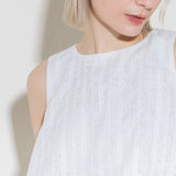 TIMELESS WITH EDGE WOVEN LACE TOP