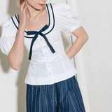 THE SWEETEST TOUCH WOVEN TOP