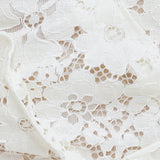 CHANTILLY FLAIR WOVEN LACE TUBE TOP