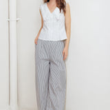FRENCH MEADOW WOVEN TOP