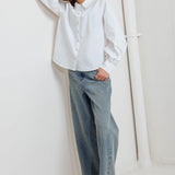 WHITE NOISE SOLID WOVEN TOP
