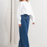 LAUREN TOUCH WOVEN TOP