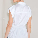 MODERN POISE WOVEN TOP