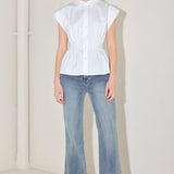 MODERN POISE WOVEN TOP