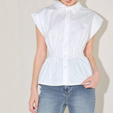 MODERN POISE WOVEN TOP