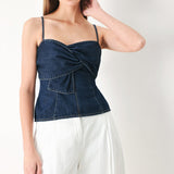 SWEET KISS DENIM TOP