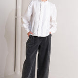 MILK CLOUD WOVEN TOP