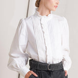 MILK CLOUD WOVEN TOP