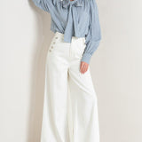 CHARMING INTENTIONS WOVEN TOP
