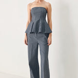 NOIR SOCIETY WOVEN TUBE TOP