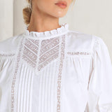 PURE POETRY VICTORIAN WOVEN TOP