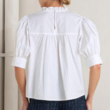PURE POETRY VICTORIAN WOVEN TOP