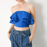 ROYAL FLOW WOVEN TUBE TOP