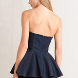 POWERED FEMME DENIM TOP