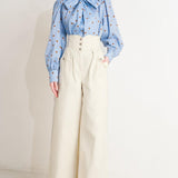 THE POLKA POWER MOVE WOVEN TOP