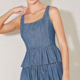 SOFT REBEL VOLUME WOVEN TOP