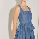 SOFT REBEL VOLUME WOVEN TOP