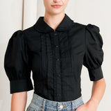 REFINED ROMANCE WOVEN TOP