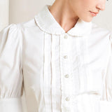 REFINED ROMANCE WOVEN TOP