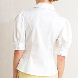 REFINED ROMANCE WOVEN TOP