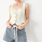 POWER SOFT WOVEN VEST