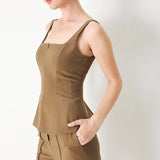 RICH SILHOUETTE WOVEN TOP