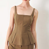 RICH SILHOUETTE WOVEN TOP