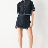 POWER SOFT WOVEN CROP JACKET
